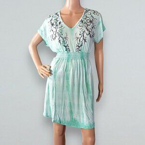 NWOT Light Green Tie Dye Dress